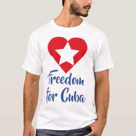 Camiseta Playera Freedom for Cuba