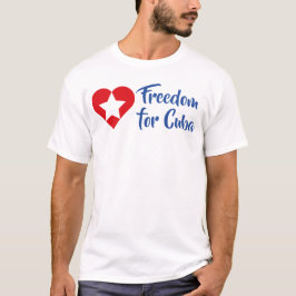 Camiseta Playera Freedom for Cuba