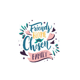 Camiseta Playera Friends become our chosen family