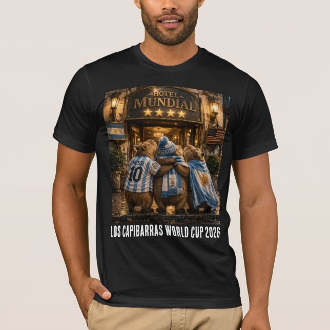 Camiseta Playera Hotel 4 estrellas Capibarra (Frente)