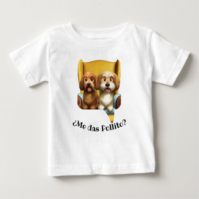 Camiseta Playera Infantil “Amiguitos Peludos” (Frente)
