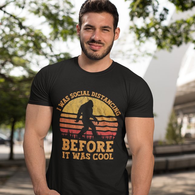 Camiseta Playera It was social distancing before it was coo (Criador carregado)