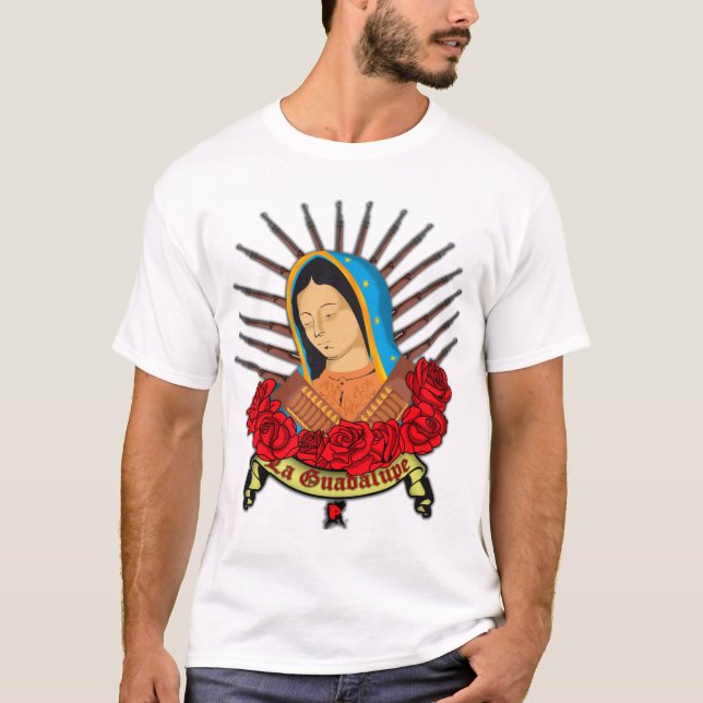 Camiseta Playera la Guadalupana (Frente)