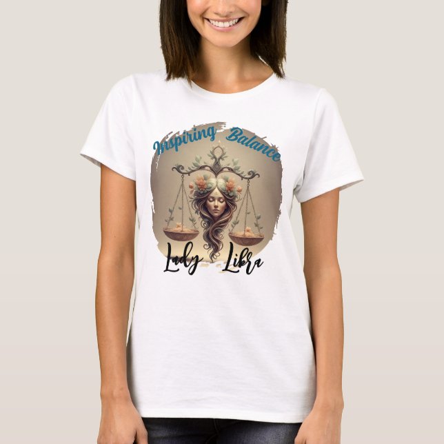 Camiseta Playera Lady Libra (Frente)