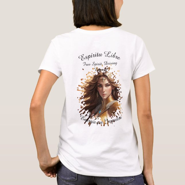 Camiseta Playera Lady Sagitario (Verso)