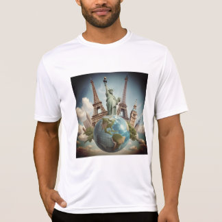 Camiseta playera ligera en blanco
