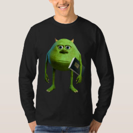 Camiseta Playera Manga Larga Mike Wazowski con Biblia