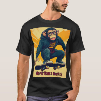 Camiseta Playera monkey skater 