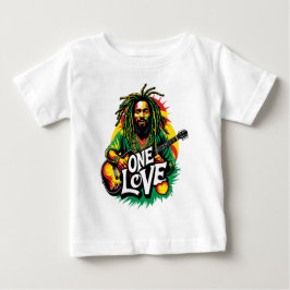 Camiseta Playera One Love el Rey del Reggae