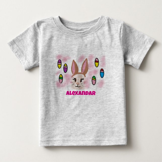 Camiseta playera para niños de 12 a 18 meses (Frente)