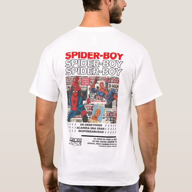 CAMISETA PLAYERA SPIDER BOY (Verso)
