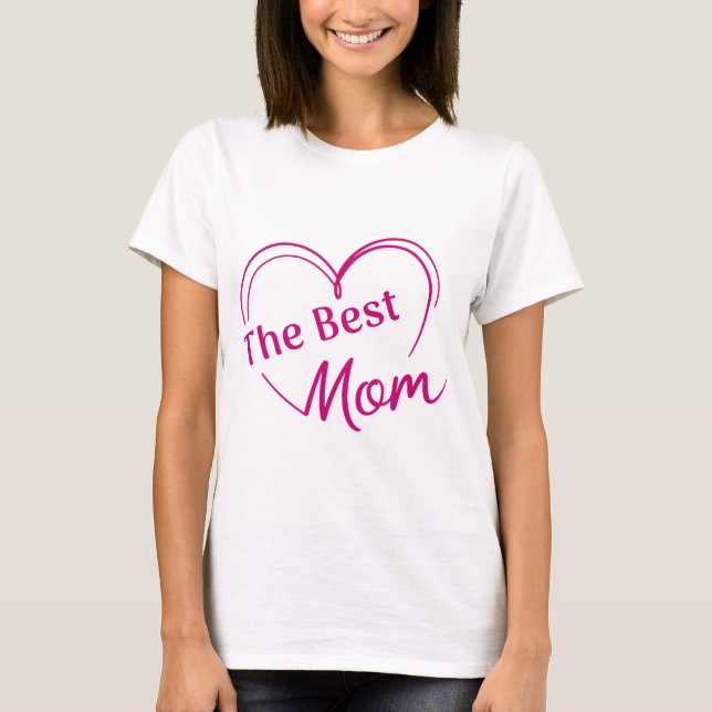 Camiseta Playera The Best Mom (Frente)