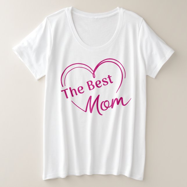 Camiseta Playera  The Best Mom (Frente do Design)