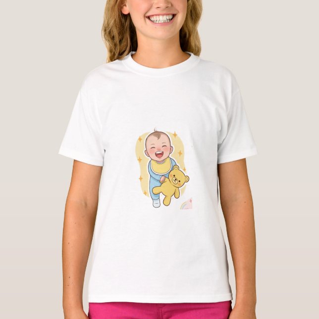 Camiseta Playerapara bebés (Frente)