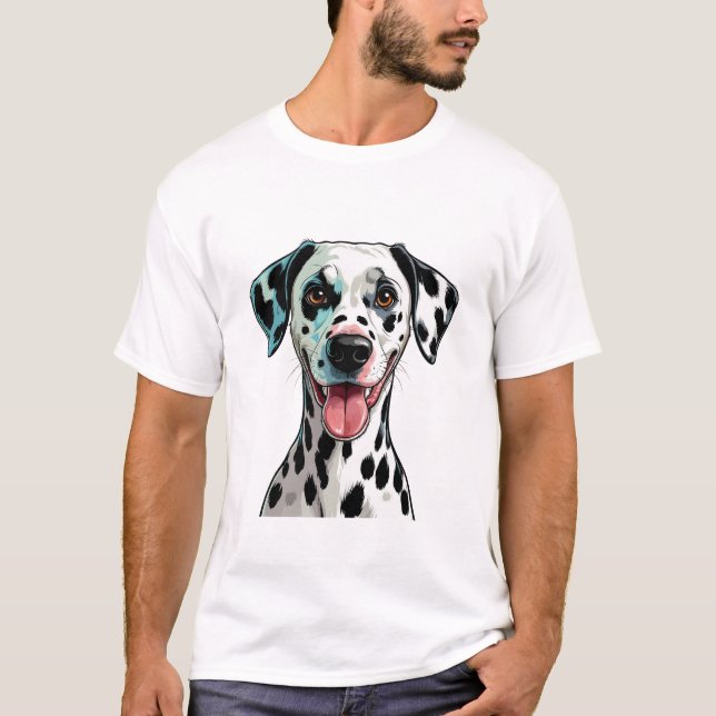 Camiseta Playful Dalmatian Puppy (Frente)