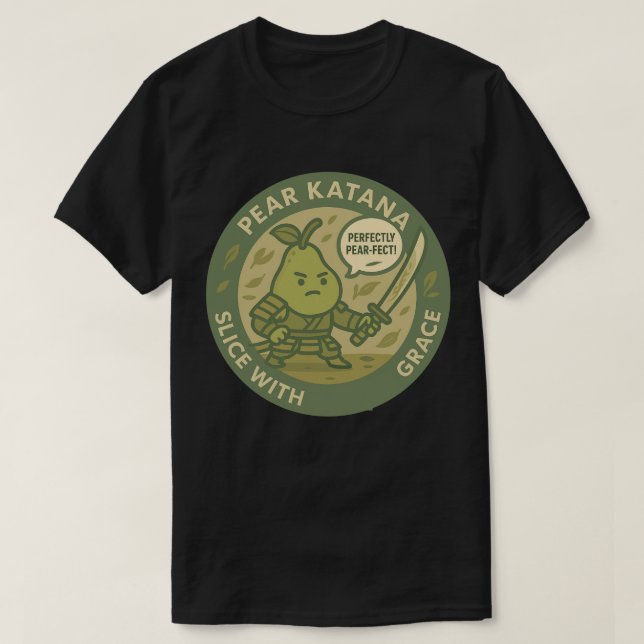 Camiseta Playful Pear Samurai Discipline  (Frente do Design)