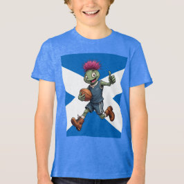 Camiseta Playful Scottish Thistle Rugby Illustration