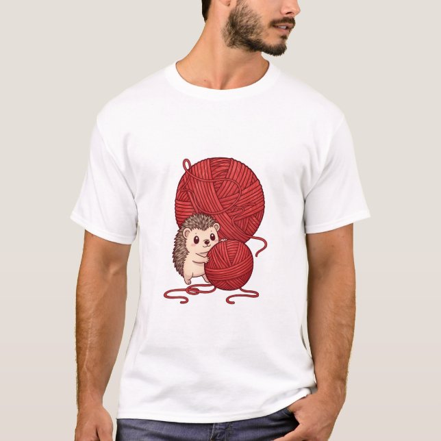Camiseta Playful Yarn Buddy (Frente)