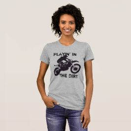 Camiseta "Playin na sujeira" Dirtbike e Motorcross