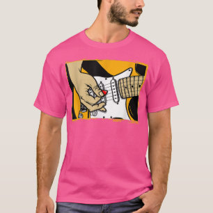Camiseta Playing Chords On Guitar Musical Design 