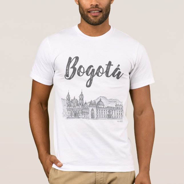 Camiseta Plaza Bolívar, Bogotá, Colômbia (Frente)