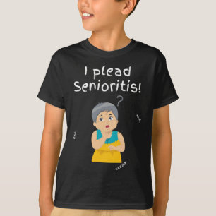 Camiseta Plead Senioristis. Mulher do Mais velho Velho Enve