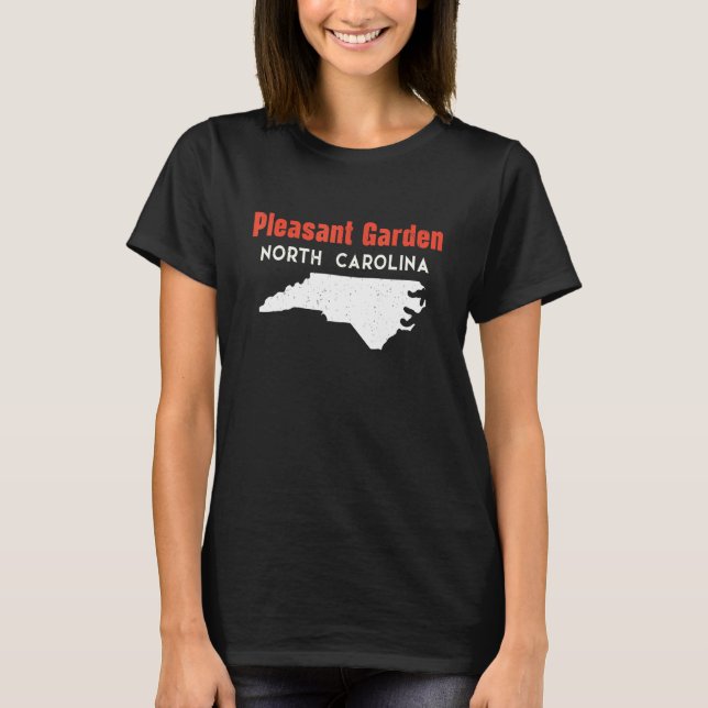 Camiseta Pleasant Garden North Carolina USA State America T (Frente)