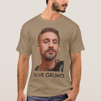 Camiseta Plebs Proprietário Salve Grumio Citação Fundo Simp
