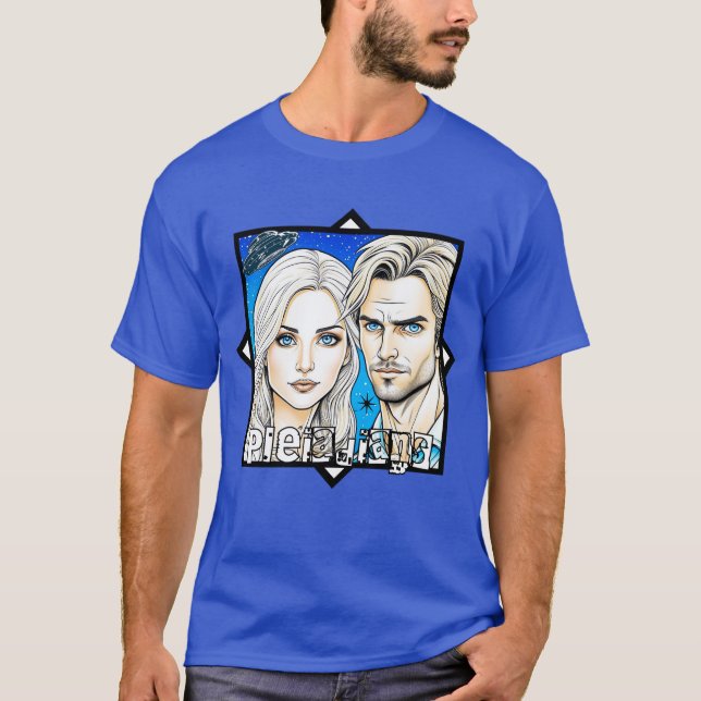 Camiseta Pleiade Extra Terrestrials e OVNI (Frente)