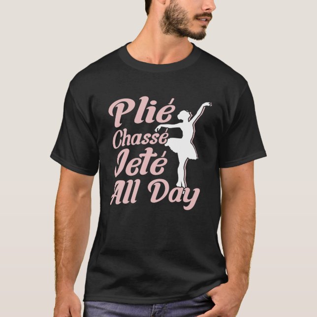 Camiseta Plie Chasse Jete All Day - Ballerina - Ballet (Frente)