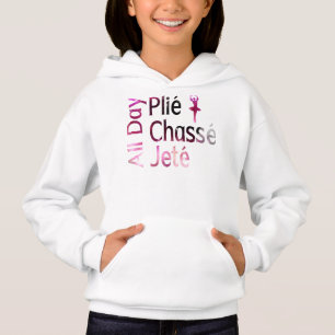 Camiseta Plie, Chasse, Jete o Dia Todo ~ Design de Ballet