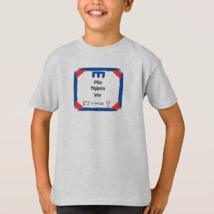 Camiseta Plin Tajarin Vin Emblema da Bandeira do Piemonte