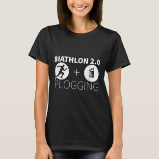 Camiseta Plogging Biathlon 2.0 Corrida E Pr Ambiental