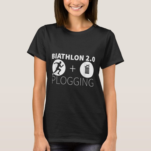 Camiseta Plogging Biathlon 2.0 Corrida E Pr Ambiental (Frente)