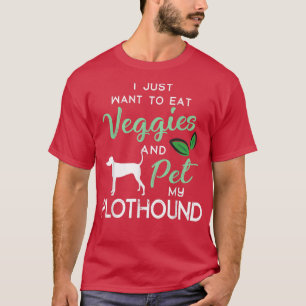 Camiseta Plothound Funny Vegan Dog Proprietário do Lago Xma