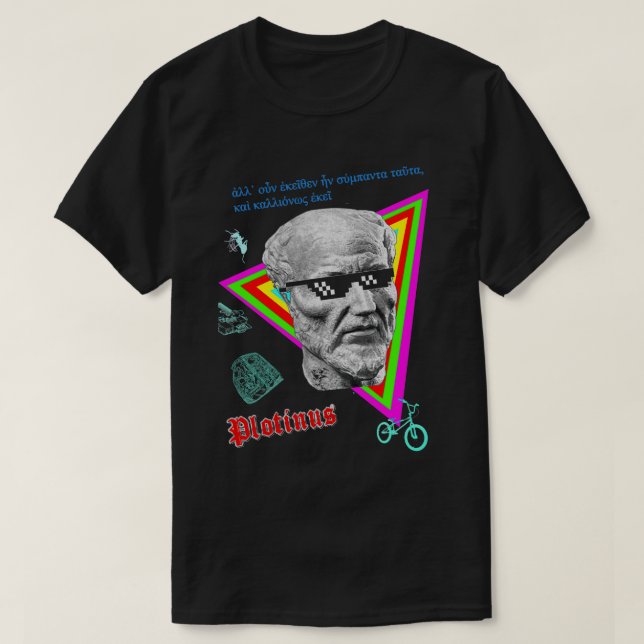 Camiseta Plotinus e as Formas (Frente do Design)