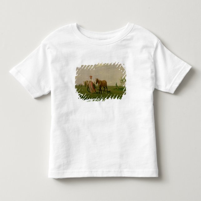 Camiseta Ploughing no primavera, 1820s (Frente)