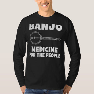 Camiseta Pluck Afway the Blues - Banjo é medicamento para P