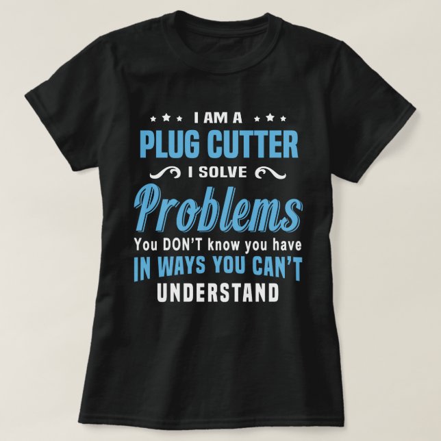 Camiseta Plug Cutter (Frente do Design)