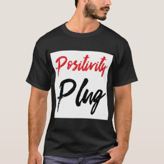 Camiseta Plug-T de Positividade para Homens