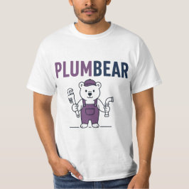 Camiseta Plumbear – Urso Bombeiro Engraçado Trocadilho
