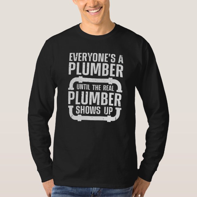 Camiseta Plumber For Men Women Plumbers Pipefitter Steamfit (Frente)