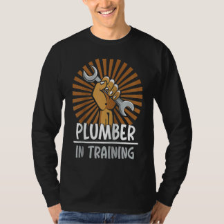 Camiseta Plumber In Training Pipe Plumbing Plumbers Pipefit