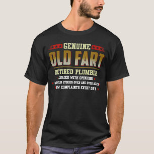 Camiseta PLUMBER reformado genuíno e antigo carregado de op