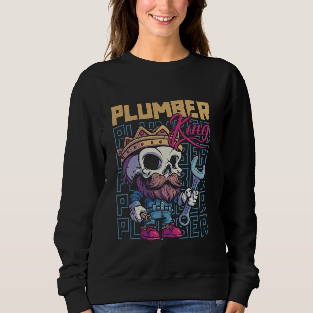 Camiseta Plumber Skeleton - Pipefitter Plumber Kin (Frente)