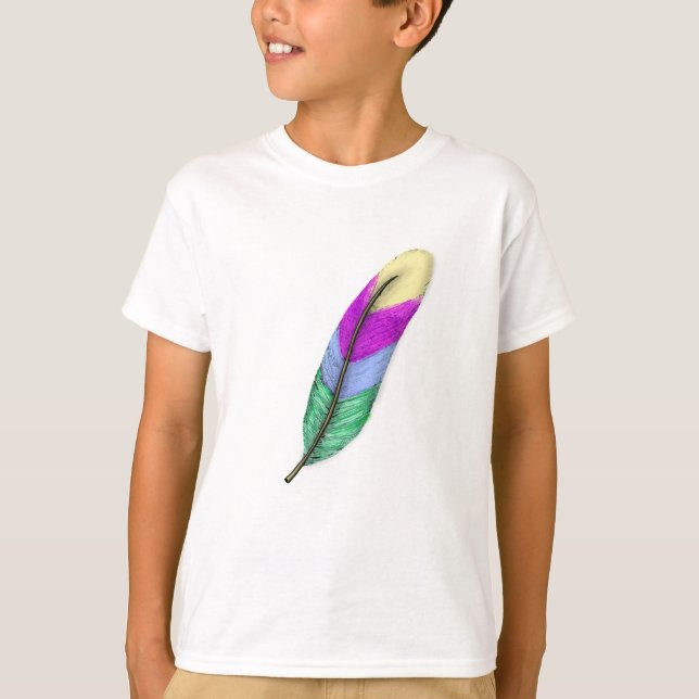 Camiseta Plume multicolore (Frente)