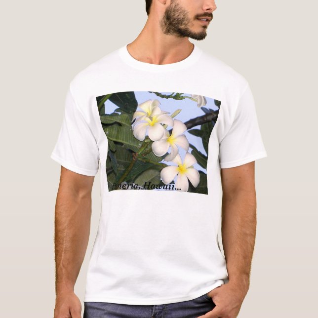 Camiseta Plumeria, Havaí (Frente)