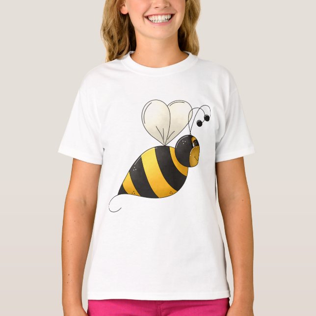 Camiseta Plump Winged Bumble Bee (Frente)