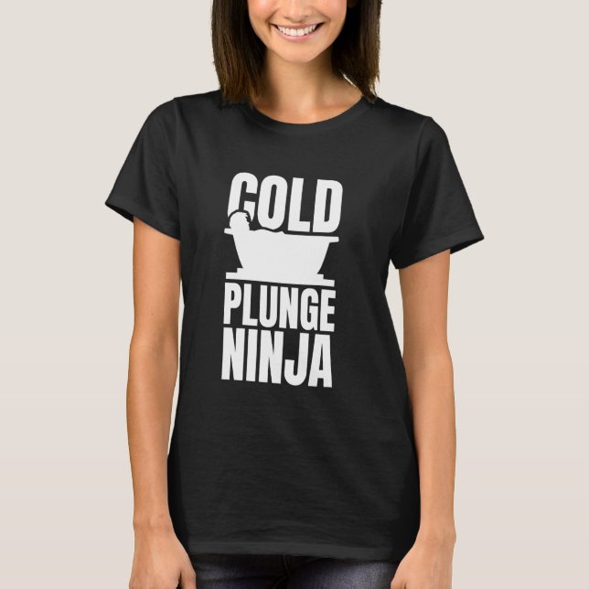 Camiseta Plunge Frio Ninja Ice Bath Cold Plunge (Frente)