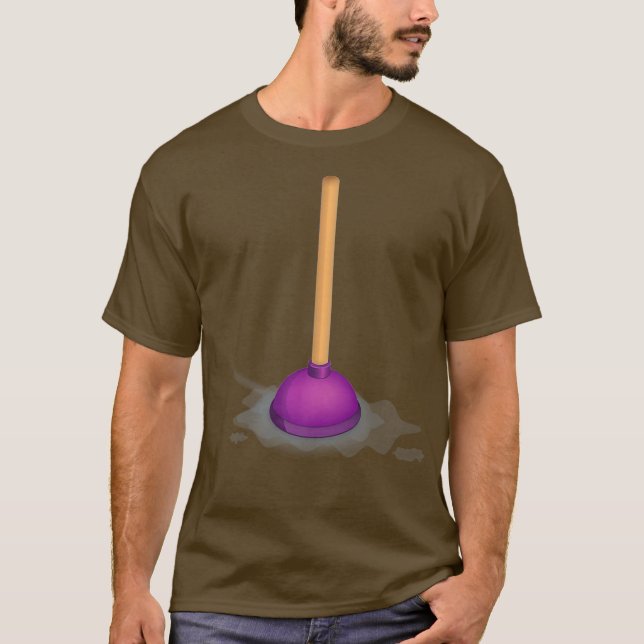Camiseta Plunger Plumber Premium (Frente)